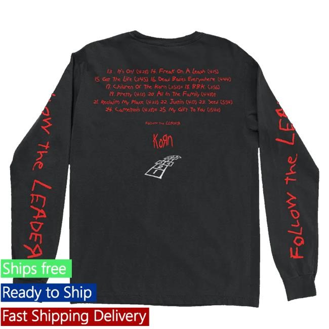 Korn Webstore Merch Korn Bold Hopscotch Long Sleeve Funny Shirt