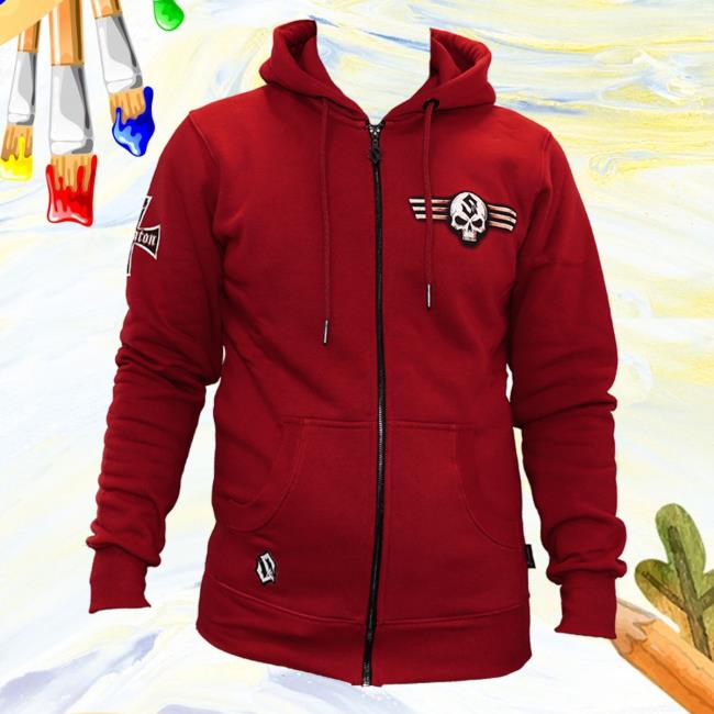 Official Sabaton Merch Store Sabaton The Red Baron Zip Sweatshirt Sabaton Shop