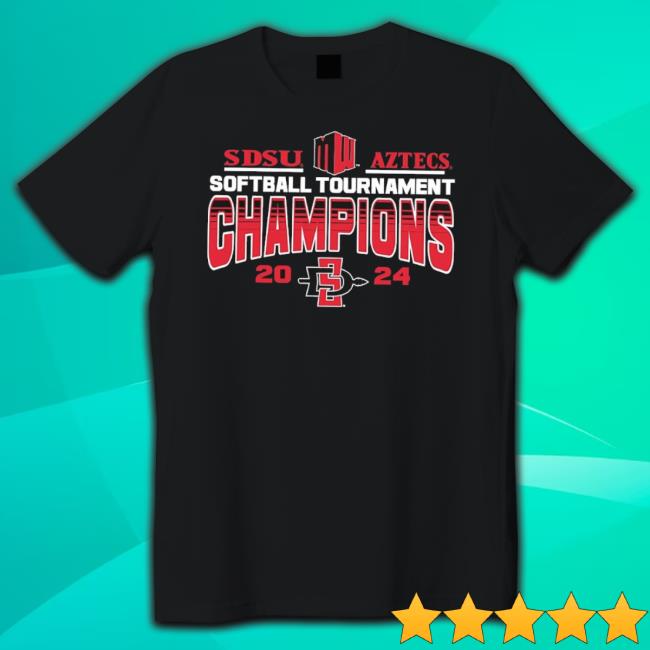 Official Sdsu Aztecs Softball Tournament Champions 2024 Logo Shirts
