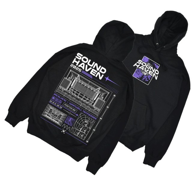 Official Wobble Factory Merch Sound Haven 2025 T-Shirt