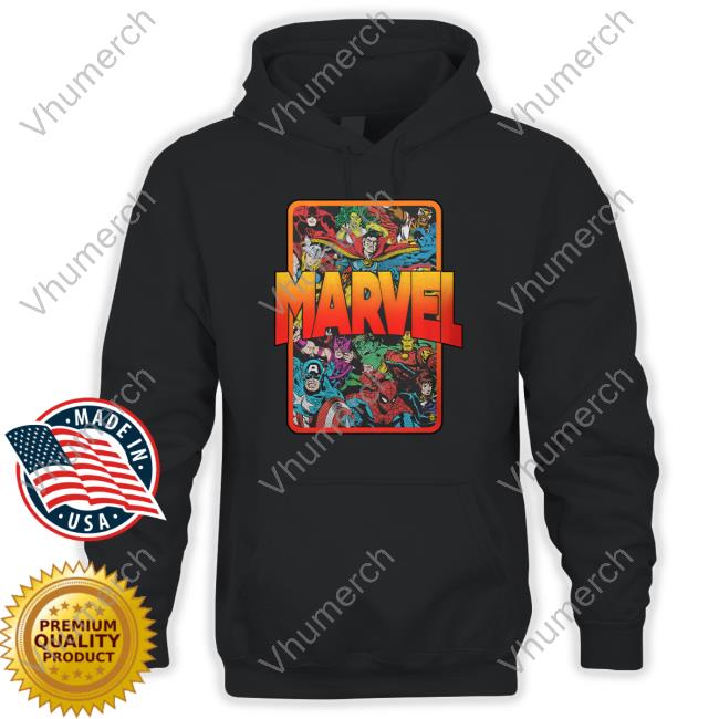 Marvel Comics Old School Characters Tee Shirt