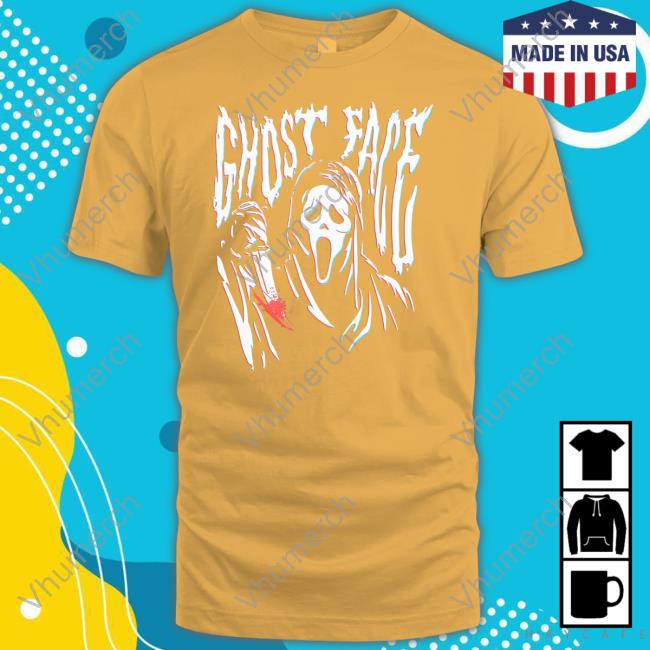 Scream Ghost Face Wavy Tee Shirt