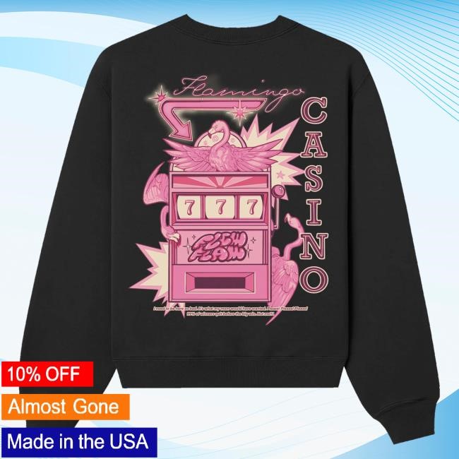 Flimflam Shop Merch Flamingo Casino Adult Crewneck Sweatshirt