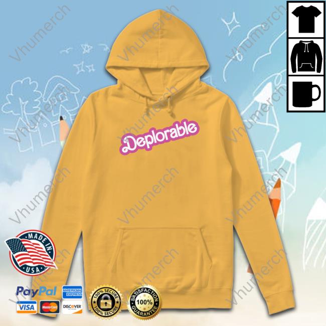 Deplorable Hooded Sweatshirt Roseanne Barr Deplorable Sweatshirt