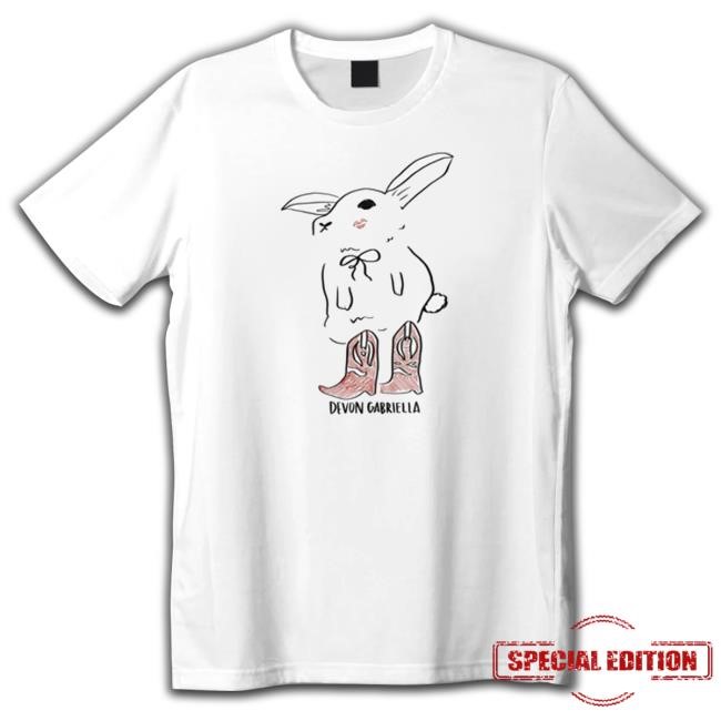 Devongabriella Store Devon Gabriella Bunny In Boots Shirt