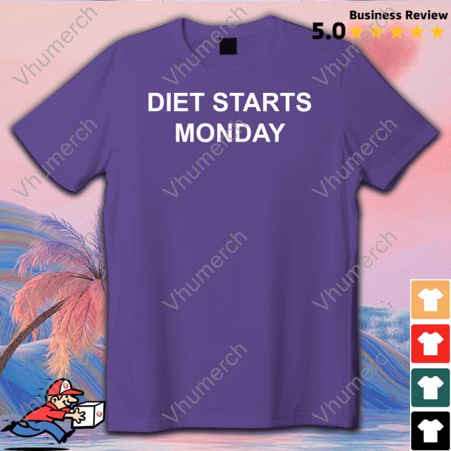 Curtis Woodhouse Diet Starts Monday T Shirt Diet Starts Monday T Shirt