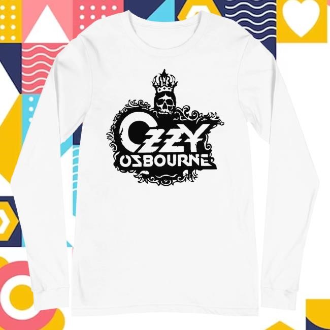 Trending Apocalypse Vinyl Merch Ozzy Osbourne Gilded Logo Sweatshirt