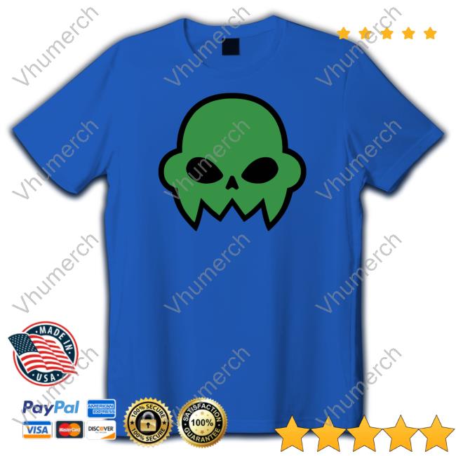 Topatoco Store Jake's Green Skull Tee Shirt