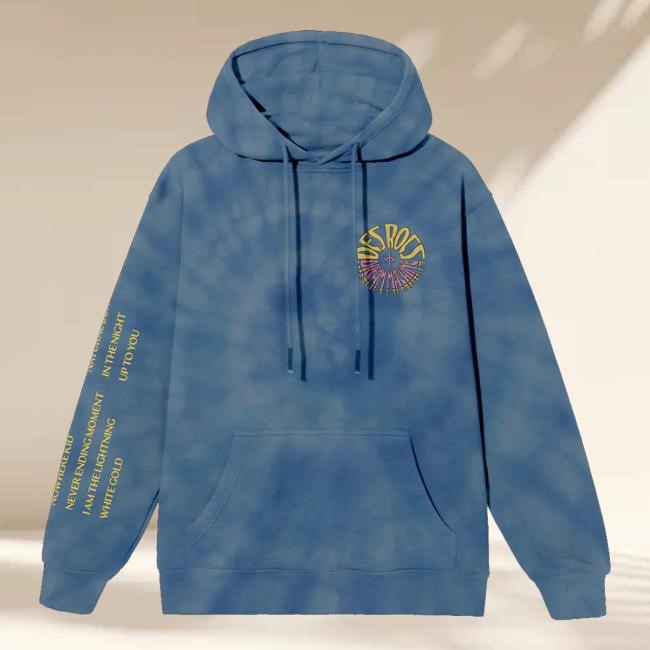 Trending Sumerian Records Merch Store Des Rocs - Dream Machine Blue Dye T-Shirt