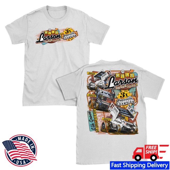 Trending Kyle Larson Merch Winners' Row Design White Crewneck Sweatshirt