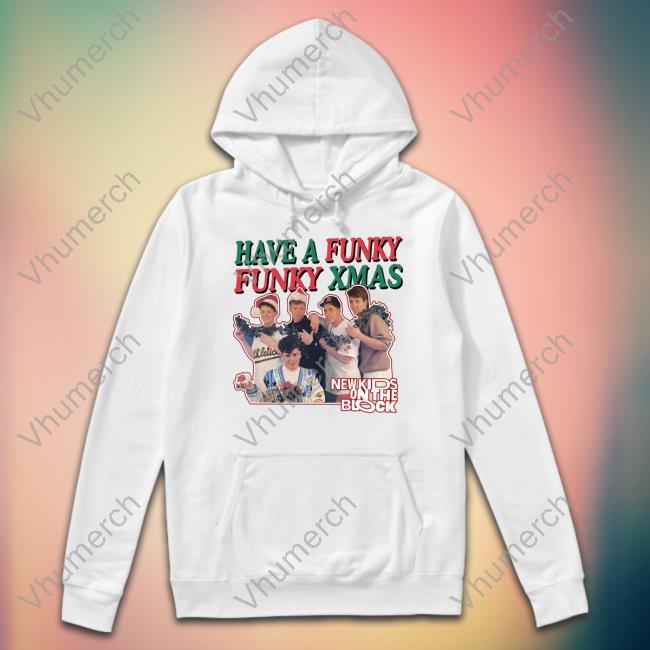 New Kids On The Block Merch Have A Funky Funky Christmas Official Shirt