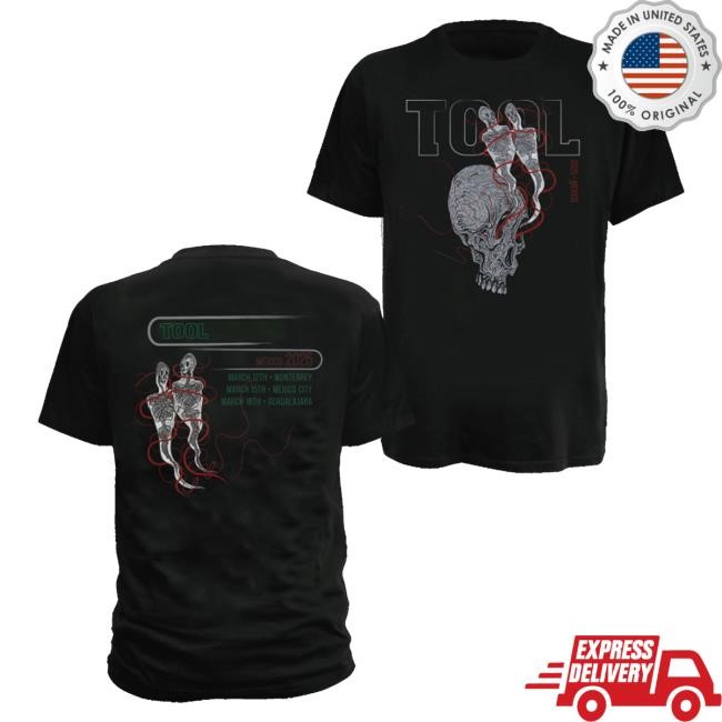 Tool Merch Tool 2025 Mexico Tour Event Hooded Sweatshirt