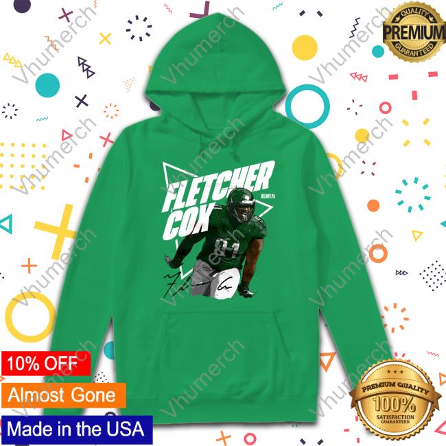 Official Fletcher Cox Wild W Wht Hoodie