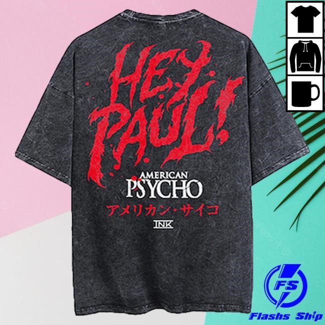 Official Ink Merch Hey Paul Vintage Hooded Sweatshirt