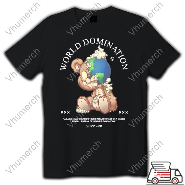 Jollztv Merch World Domination As A Kid I Had Dreams Of Being An Astronaut Or A Gamer Sweatshirt