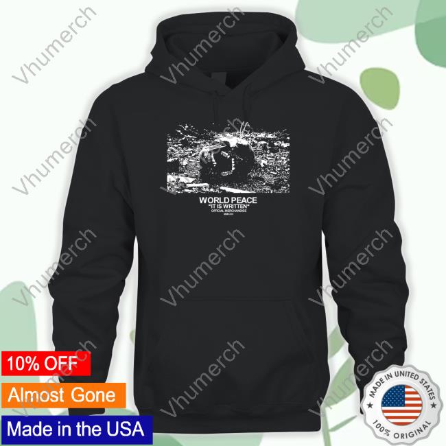 Official World Peace It Is Written Mmxxiv Tee