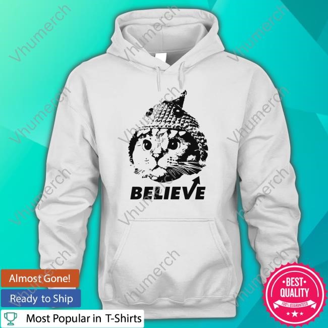 Sharkcatsolana Store Shark Cat Believe Long Sleeve T Shirt