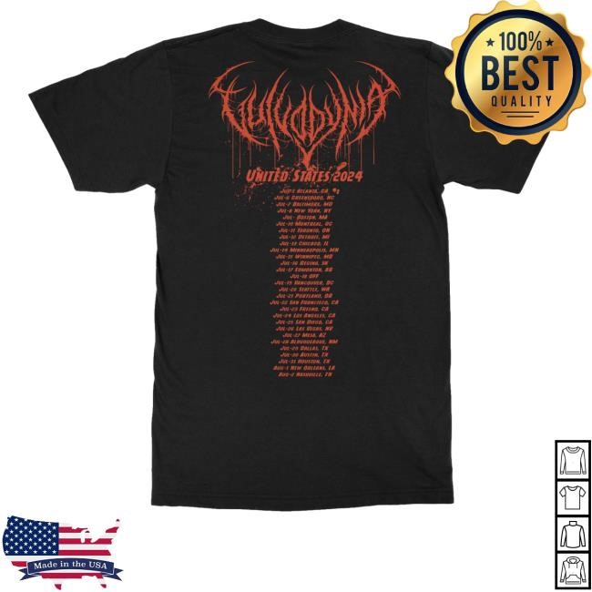 Indiemerchstore Vulvodynia 2024 Tour Ware-Hyena New Shirt