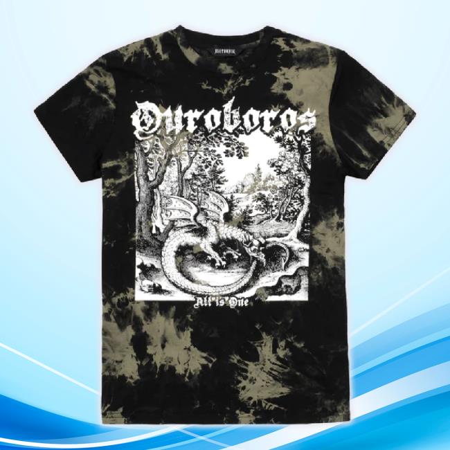 Official Disturbia Merch Store Ouroboros Unisex Tie Dye Hoodie Sweatshirt Disturbia Shop