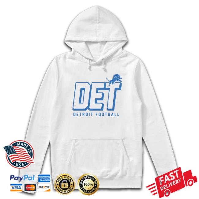 Official Football Detroit Lion Det Logo Sweaters