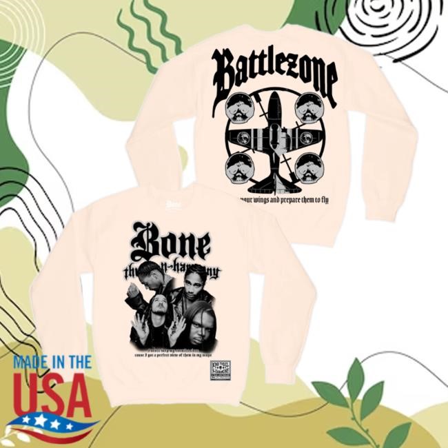 Official Bonethugsnharmony Store Battlezone Bone Crewneck Sweatshirt