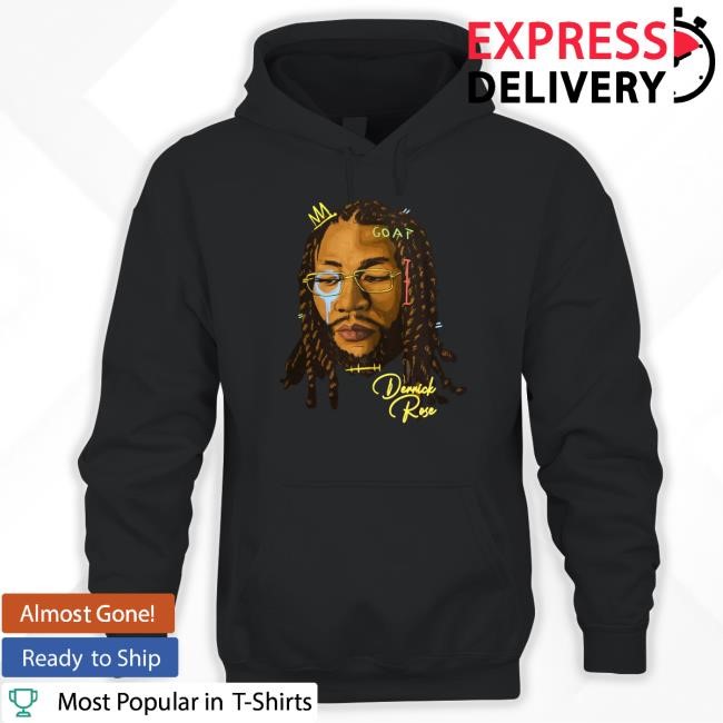 Joakim Noah Wearing Goat Derrick Rose Crewneck Sweatshirt