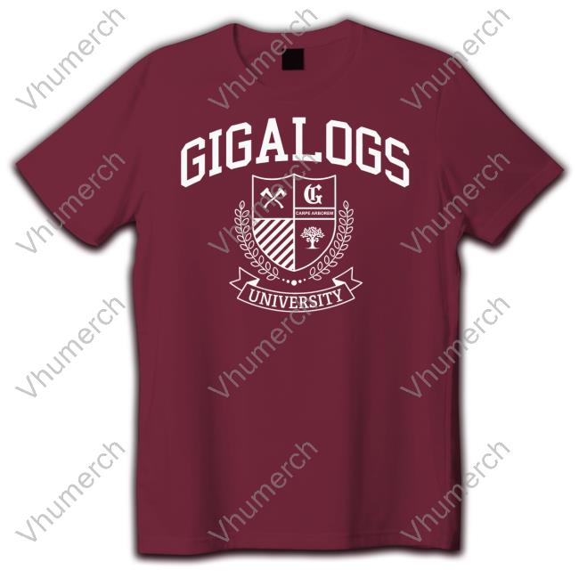 Worldofkeralis Gigalogs University Long Sleeve Tee Shirt