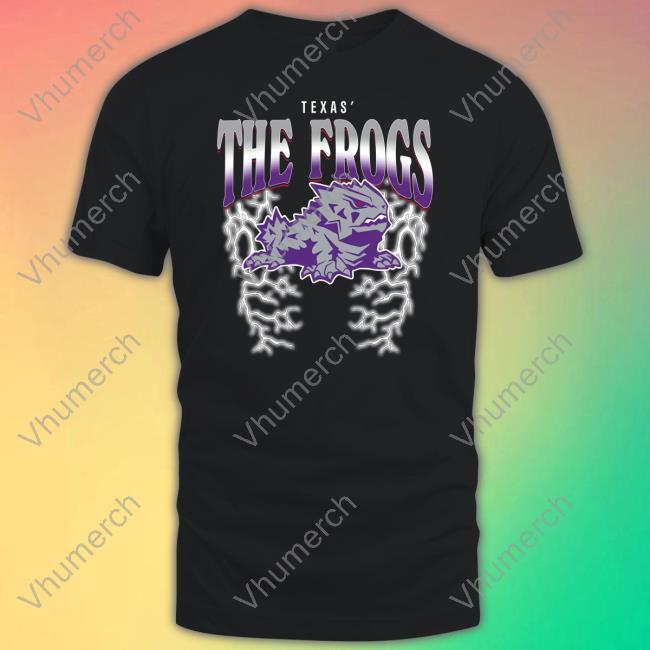 Barstool Sports Store Texas' The Frogs Shirt The Boys Frogs Lightning Shirt Bussin With The Boys