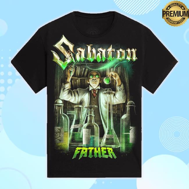 Official Sabaton Store Merch Father Of Life And Death Classic Shirt Smoke Sabaton Apparel Clothing Shop