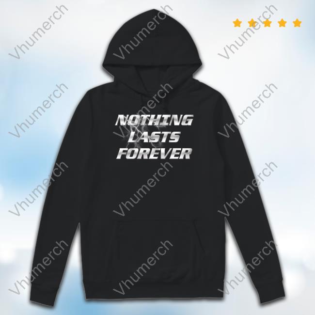 Dave Portnoy Wearing Nothing Lasts Forever Sweatshirt