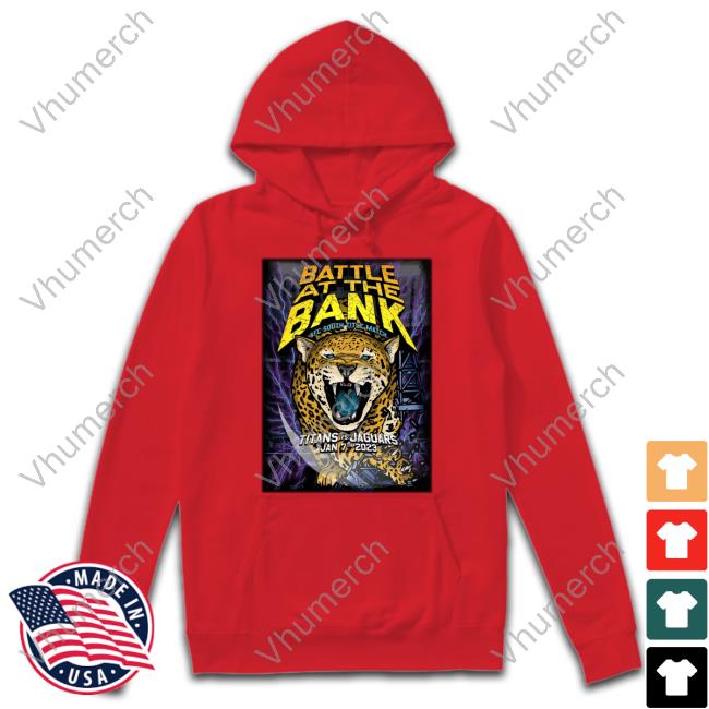 Battle At The Bank Afc South Title Match Titans Vs Jaguars Long Sleeve Tee Shirt