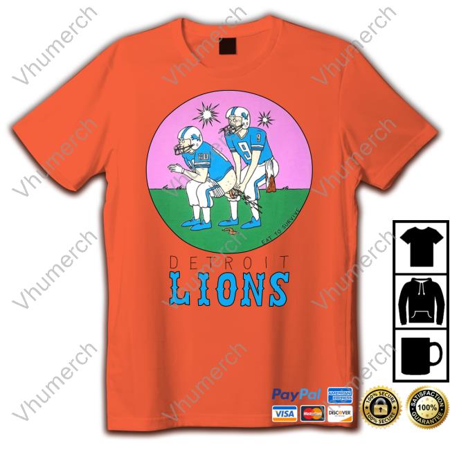 Jeffreymahannah Eat To Survive Detroit Lions Sweatshirt