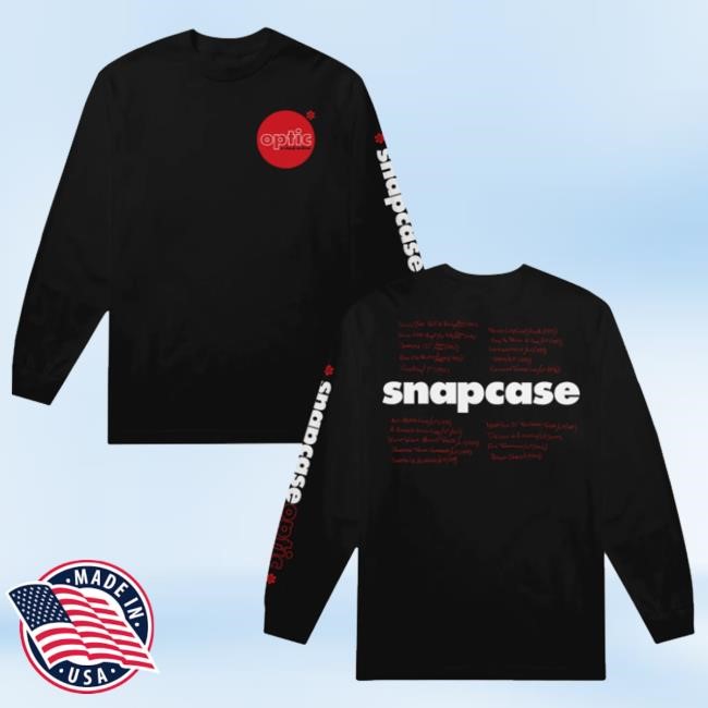 Official Merchnow Merch Shop Snapcase Optic Black Long Sleeve Shirt