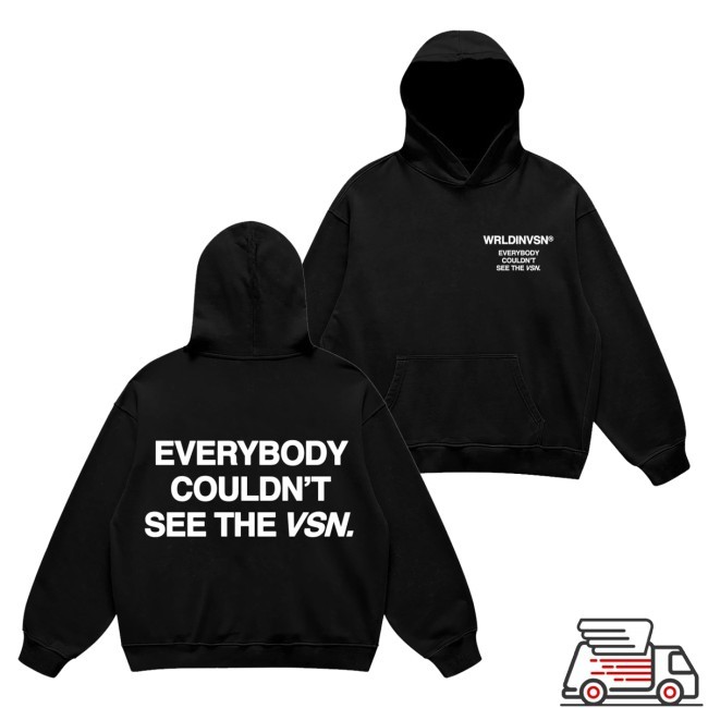 Official Wrldinvsn Merch Everybody Couldn't See The Vsn Tee