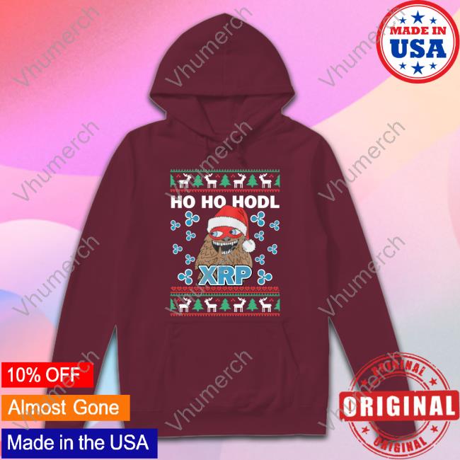 Bearable Guy Hodl Shirt Ho Ho Hold Xrp Hoodie Sweatshirt