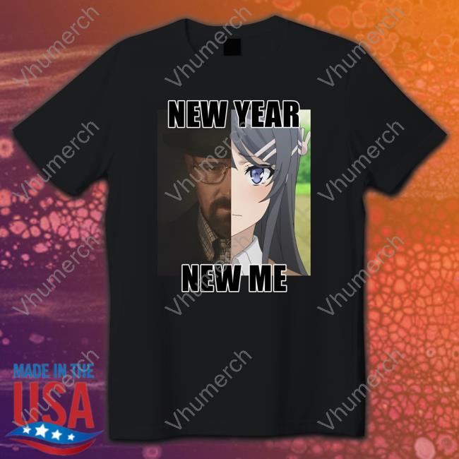 Goofyahhtees Merch New Year New Me Walter White Long Sleeve