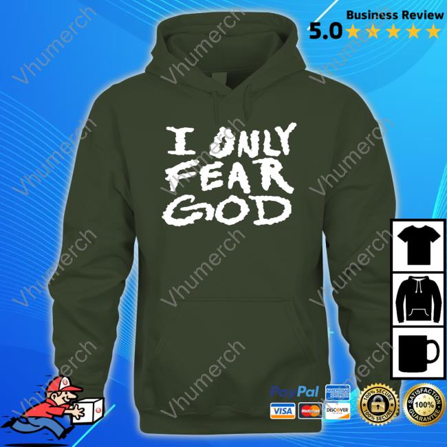 Official Mark Mitchell Wearing I Only Fear God Hoodie
