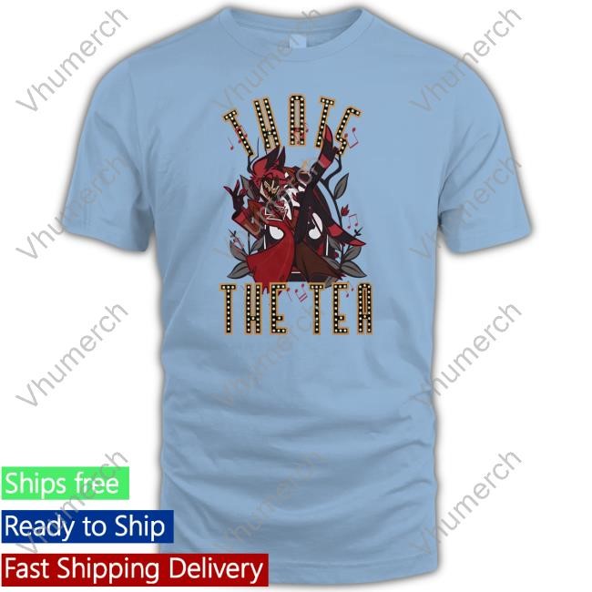 Hot Topic Merch Hazbin Hotel Alastor That's The Tea Tee Shirt