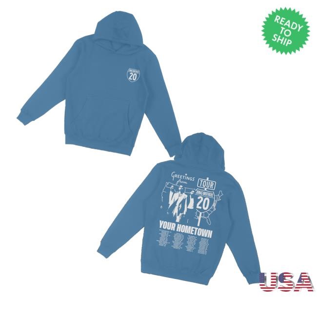 Jonas Brothers Merch Greeting's From Your Hometown Tour Sweaters