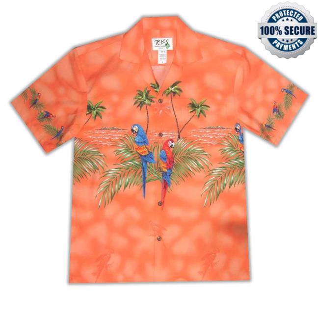 Parrot Paradise Hawaiian Hooded Sweatshirt