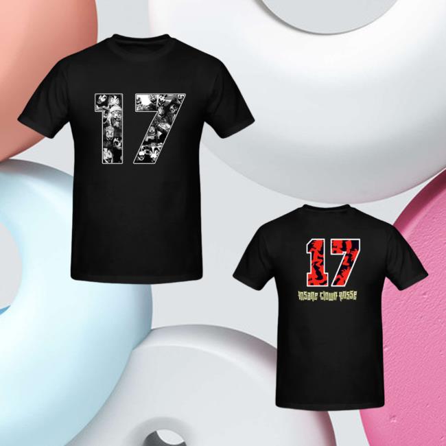 Official Icp Merch Clothing Store Insane Clown Posse 17 Black & White Shirts