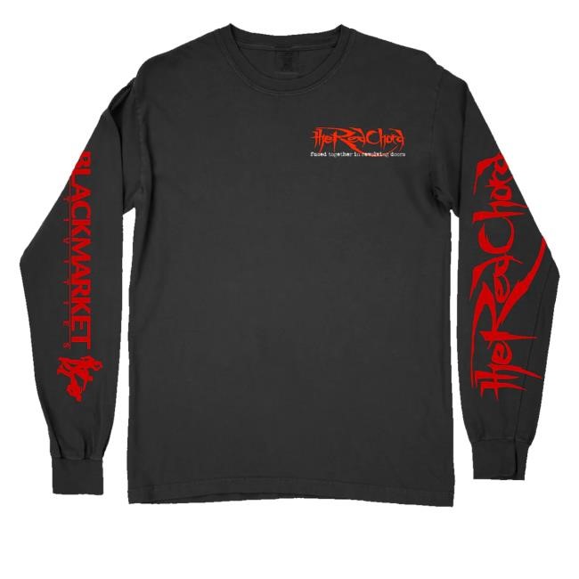 Deathwish Merch Shop The Red Chord Red Hand Black Shirt