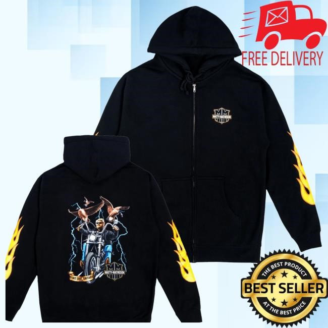 Official Matty Matheson Merch Store Hog Daddy Zip-Up Hooded Sweatshirt