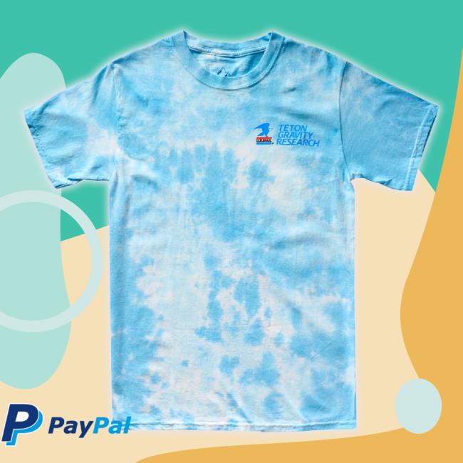 Official Teton Gravity Shop Usps X Tgr Priority Tie Dye T-Shirt