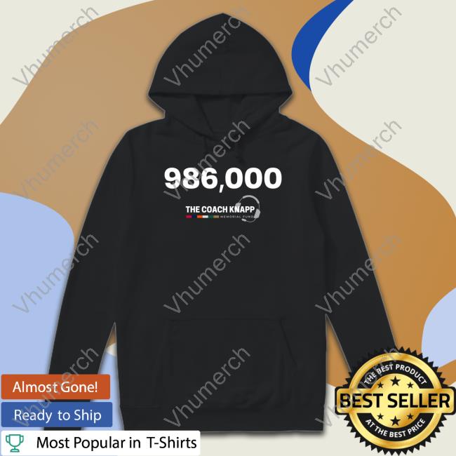 Robert Saleh Wearing 986,000 The Coach Knapp Memorial Fund Hoodie