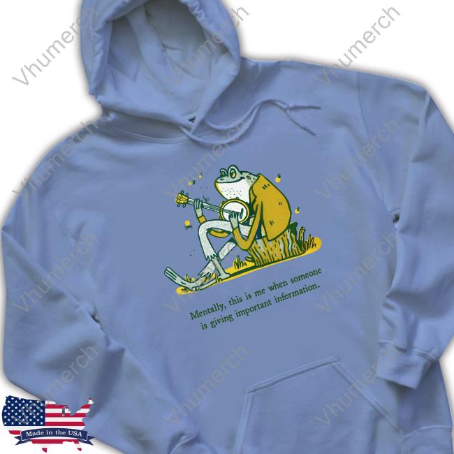 Official Mentally This Is Me When Somone Is Giving Important Information Crewneck Sweatshirt
