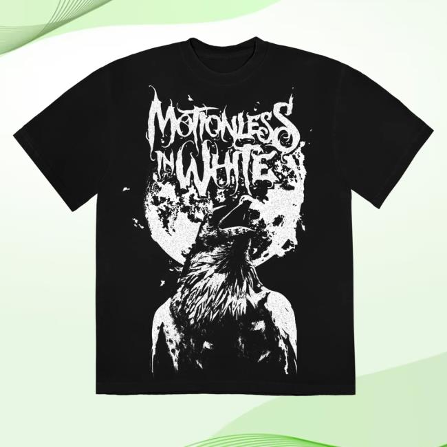 Official Motionless In White Miw Merch Store Forever And Always Crow T Shirt Black MotionlessInWhite MiwMerch