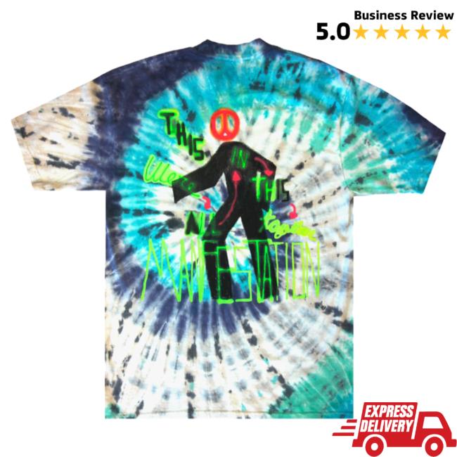 Official Travis Scott Merch Store Travis Scott Astroworld Manifestation Long Sleeve Tees Tie Dye TravisScott Shop