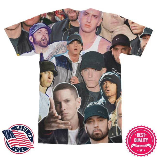 Subliworks Merch Eminem Photo Collage Shirts