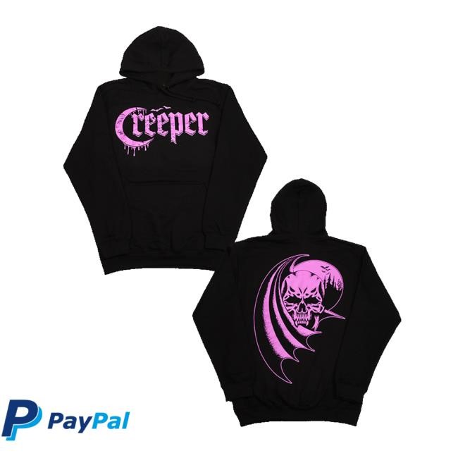 Creepercult Merch Creeper Purple Logo Long Sleeve T Shirt